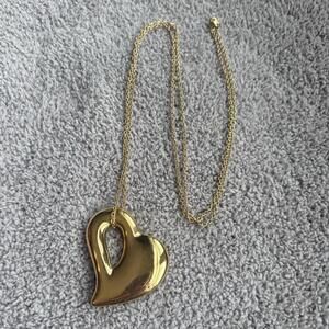 Vintage Avon Bubble Heart Pendant Necklace